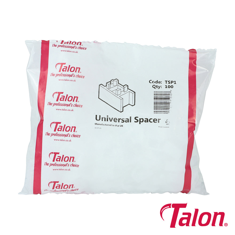 This is an image of Timco - Interlocking Hinged Clip Spacer - TSP1 13mm - (100 PCS Bag) TALTSP1