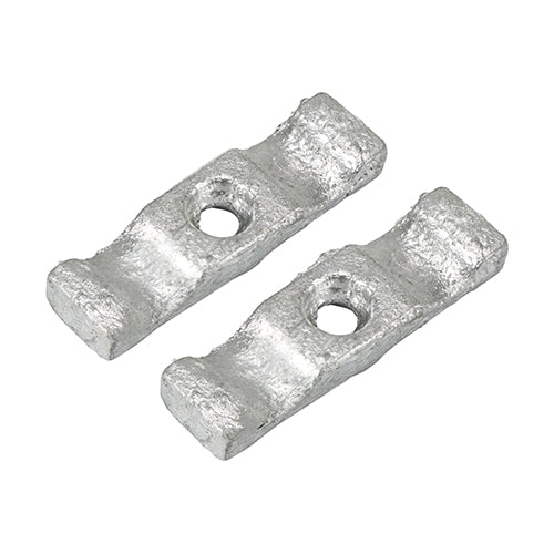 This is an image of Timco - Turn Buttons - Hot Dipped Galvanised 2" (2 Pieces TIMpac) TB2GP