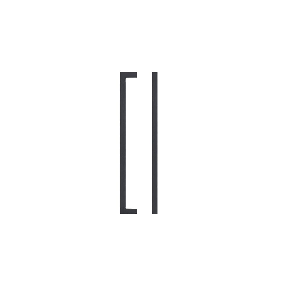 High quality image of the TOP Drawer Fittings - Square Block Cabinet handle 224mm CTC Matt Black Finish | Sku. tdfps-224-mb | available to order from Trade Door Handles.