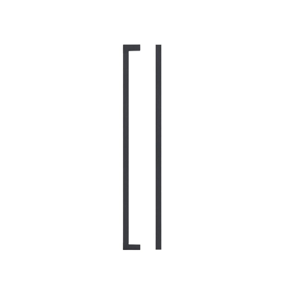 High quality image of the TOP Drawer Fittings - Square Block Cabinet handle 320mm CTC Matt Black Finish | Sku. tdfps-320-mb | available to order from Trade Door Handles.