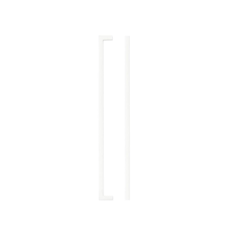 High quality image of the TOP Drawer Fittings - Square Block Cabinet handle 320mm CTC Matt White Finish | Sku. tdfps-320-mw | available to order from Trade Door Handles.