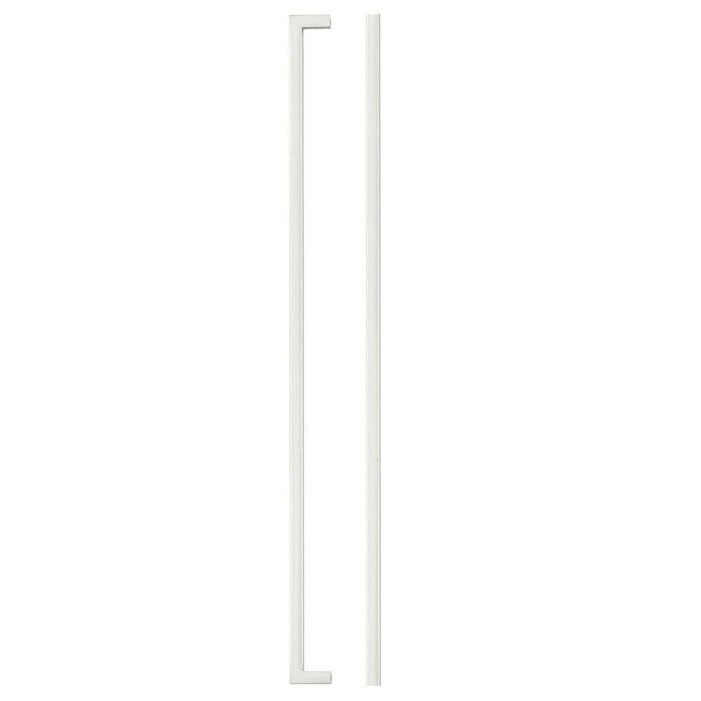High quality image of the TOP Drawer Fittings - Square Block Cabinet handle 448mm CTC Brushed Nickel Finish | Sku. tdfps-448-bn | available to order from Trade Door Handles.