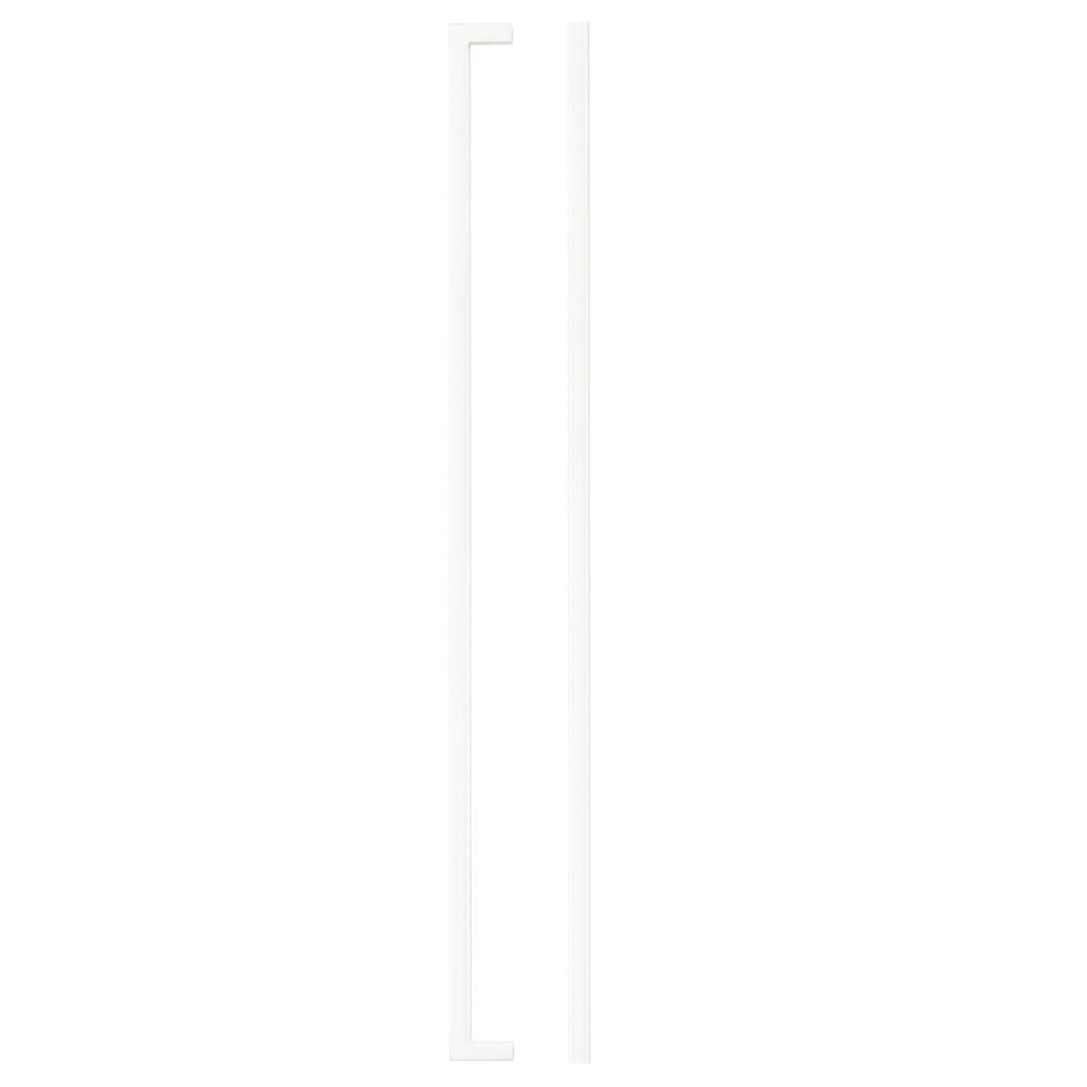High quality image of the TOP Drawer Fittings - Square Block Cabinet handle 448mm CTC Matt White Finish | Sku. tdfps-448-mw | available to order from Trade Door Handles.