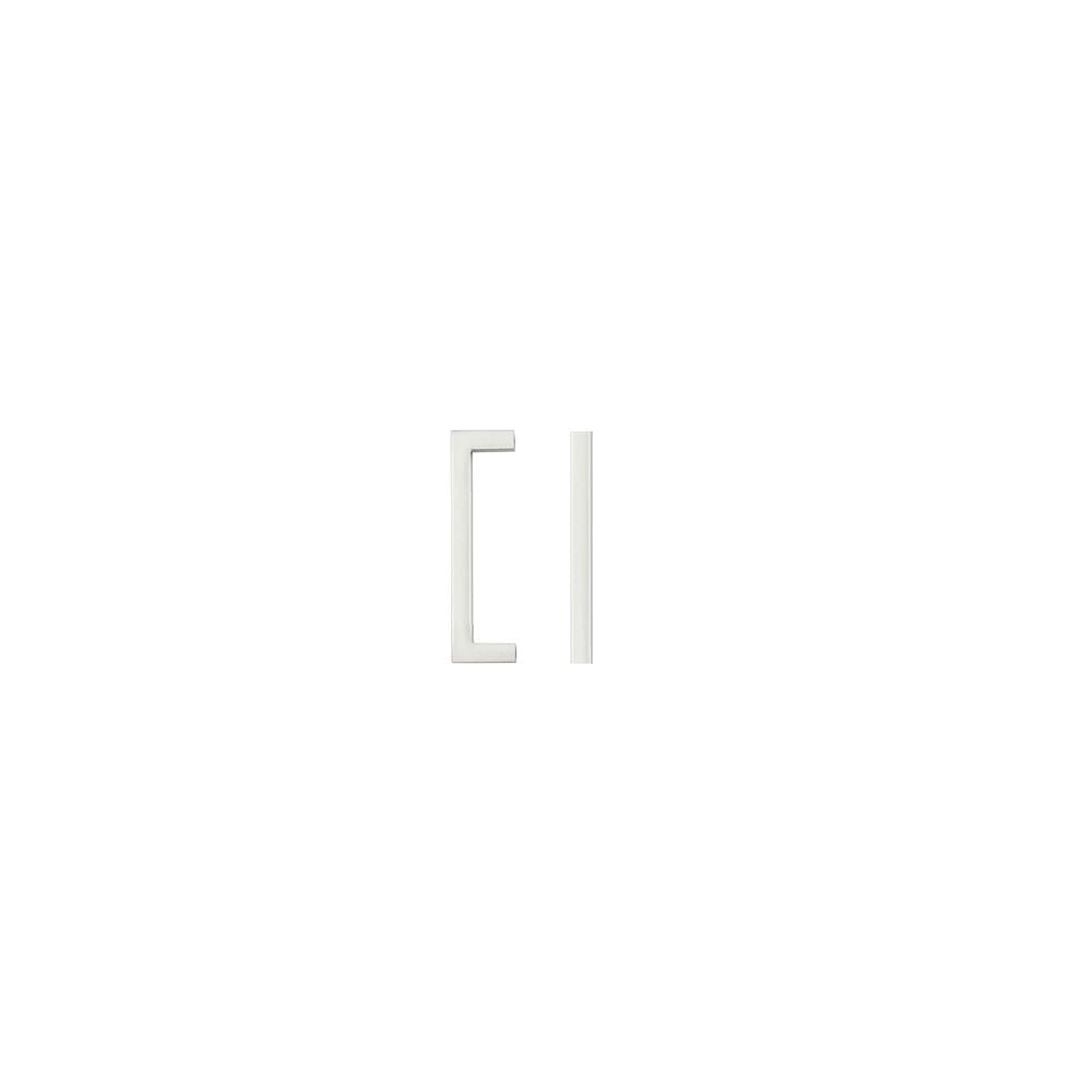 High quality image of the TOP Drawer Fittings - Square Block Cabinet handle 96mm CTC Brushed Nickel Finish | Sku. tdfps-96-bn | available to order from Trade Door Handles.