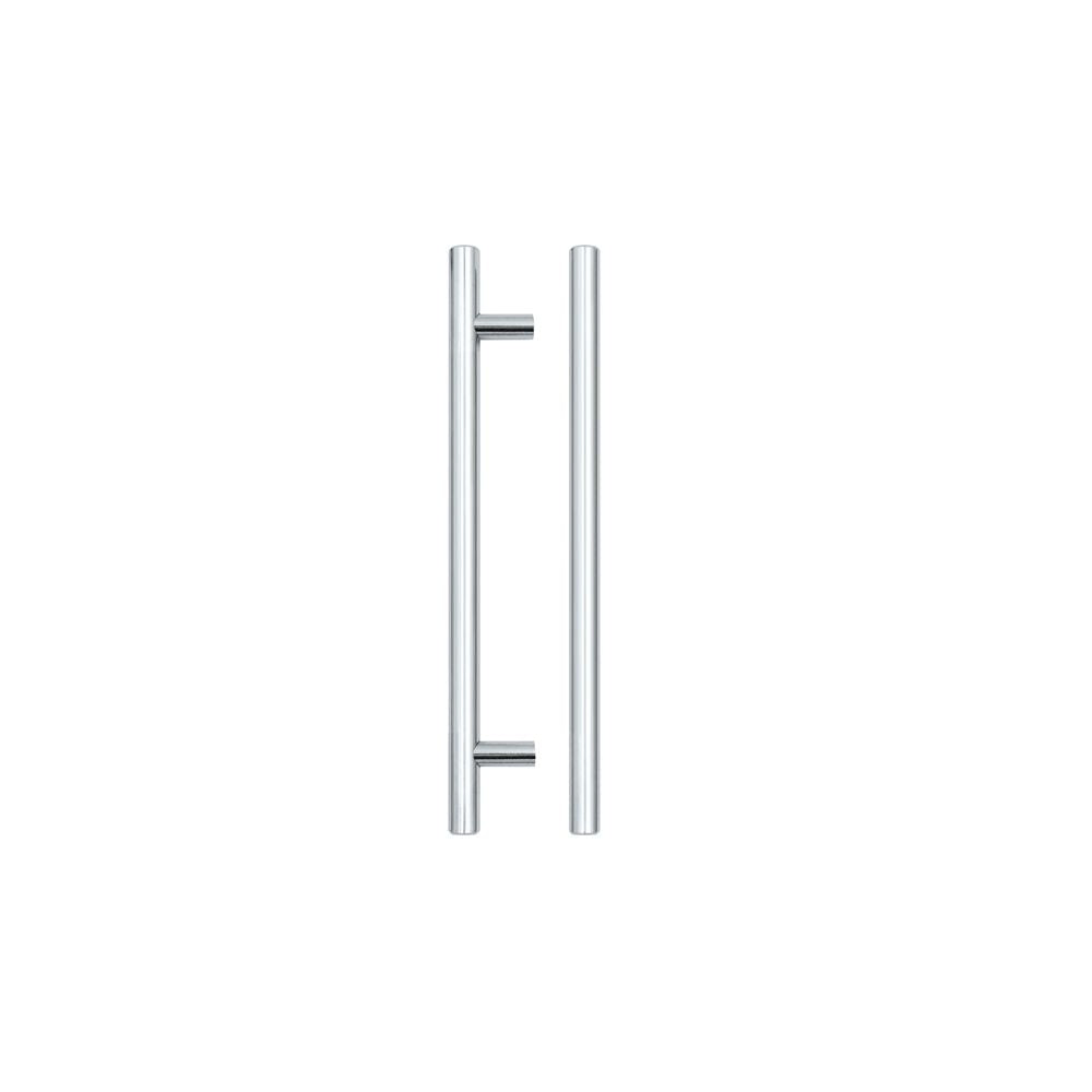 High quality image of the TOP Drawer Fittings - T Bar Cabinet handle 160mm CTC, 220mm Total length Polished Chrome Finish | Sku. tdfpt-160-220cp | available to order from Trade Door Handles.
