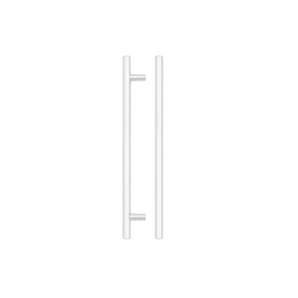 High quality image of the TOP Drawer Fittings - T Bar Cabinet handle 192mm CTC, 252mm Total length Matt White Finish | Sku. tdfpt-192-252mw | available to order from Trade Door Handles.