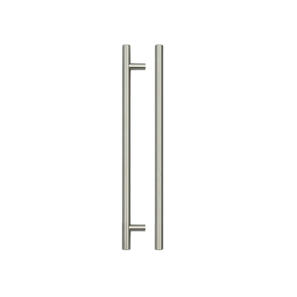 High quality image of the TOP Drawer Fittings - T Bar Cabinet handle 224mm CTC, 284mm Total length Brushed Nickel Finish | Sku. tdfpt-224-284bn | available to order from Trade Door Handles.