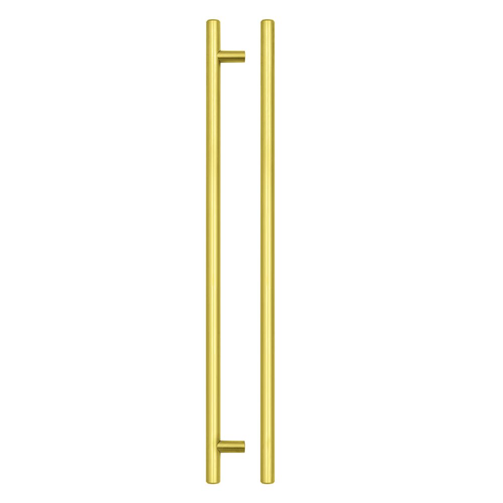 High quality image of the TOP Drawer Fittings - T Bar Cabinet handle 320mm CTC, 380mm Total length Brushed Gold Finish | Sku. tdfpt-320-380bg | available to order from Trade Door Handles.
