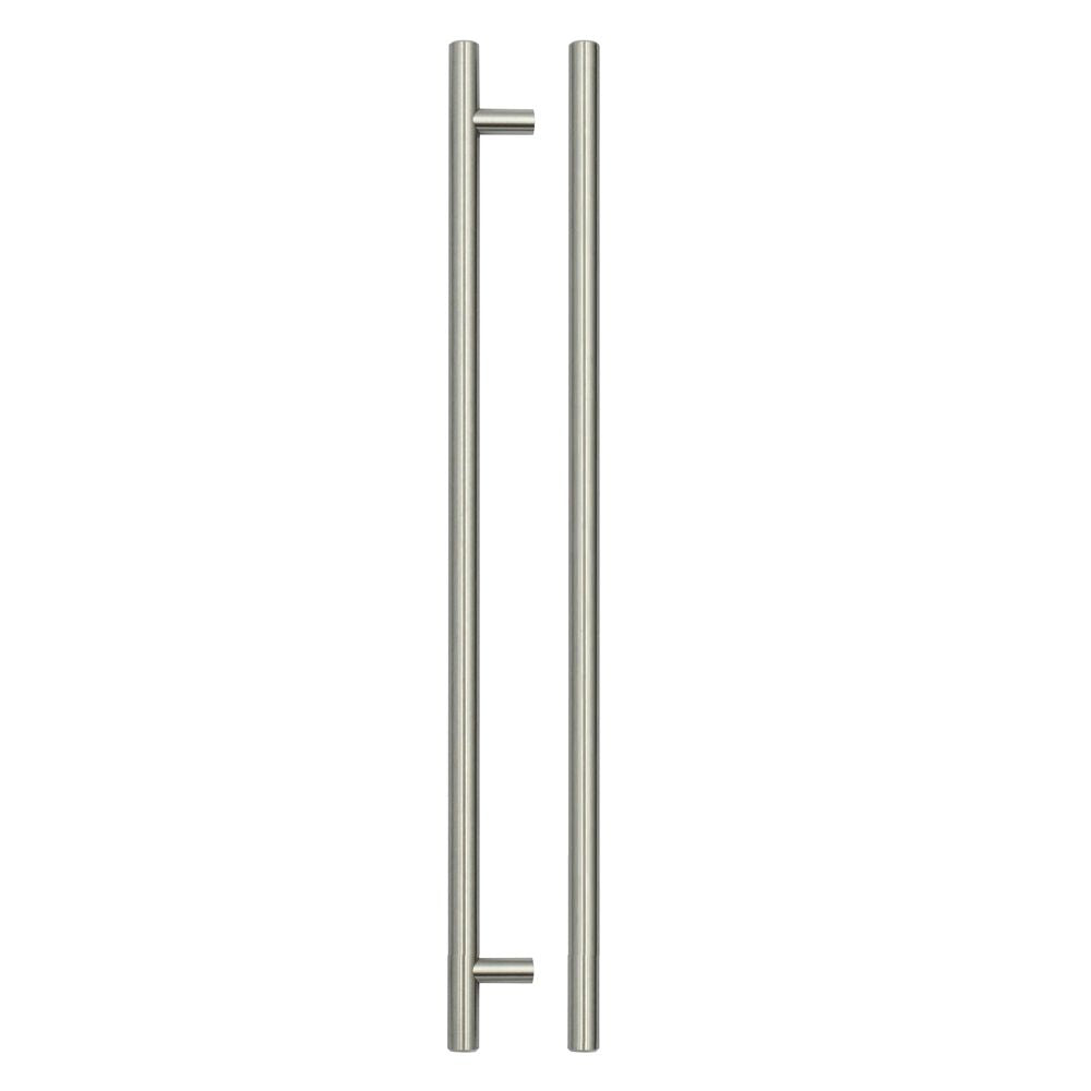 High quality image of the TOP Drawer Fittings - T Bar Cabinet handle 320mm CTC, 380mm Total length Brushed Nickel Finish | Sku. tdfpt-320-380bn | available to order from Trade Door Handles.