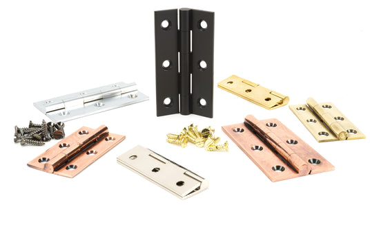Image showing a range of cabinet hinges by from the anvil in various finishes