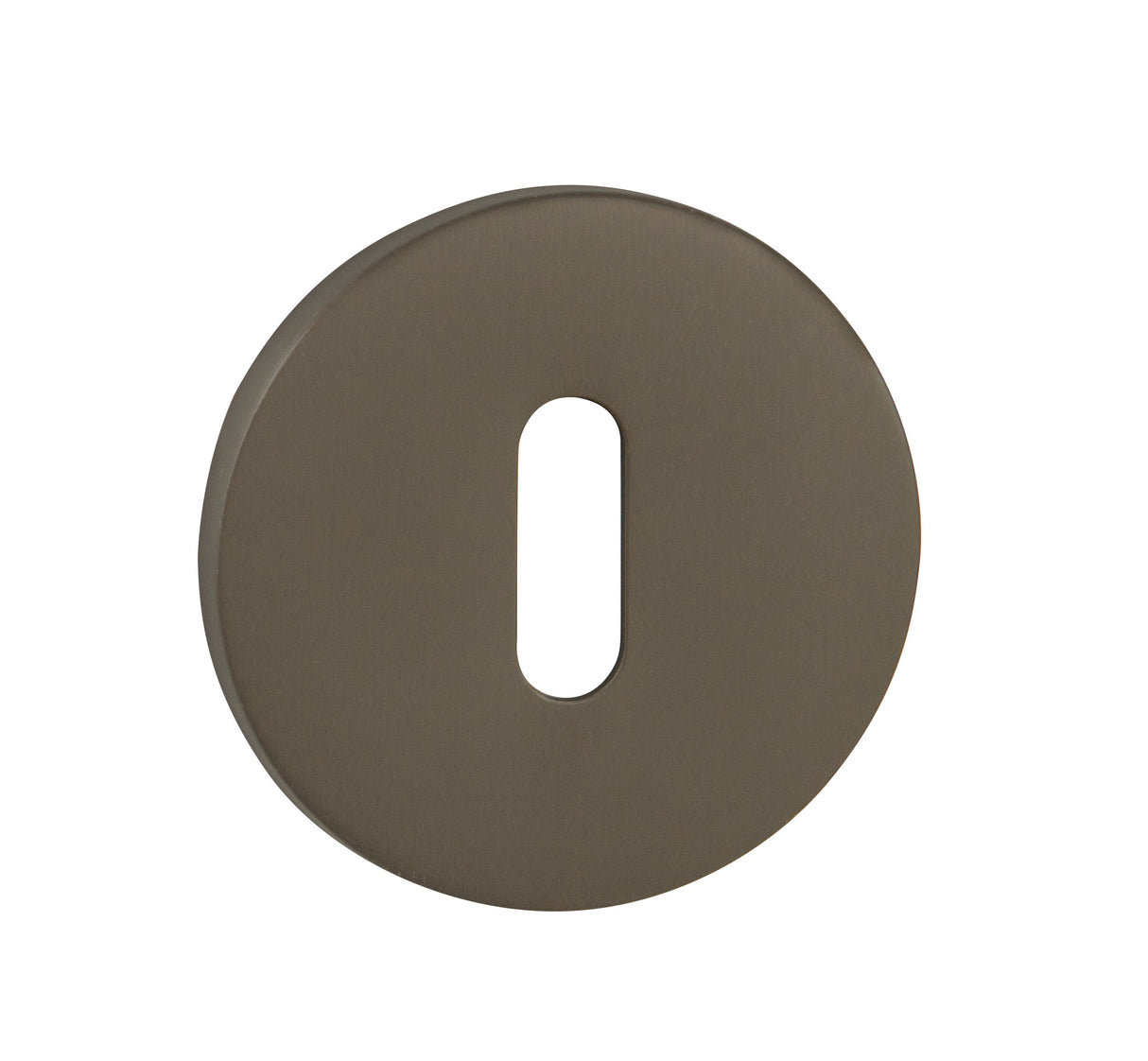 Quality image of Tupai Rapido 5S Line Key Escutcheons on 5mm Slimline Round Rose - Titanium | Sku. tesckr5stt | available from Trade Door Handles.