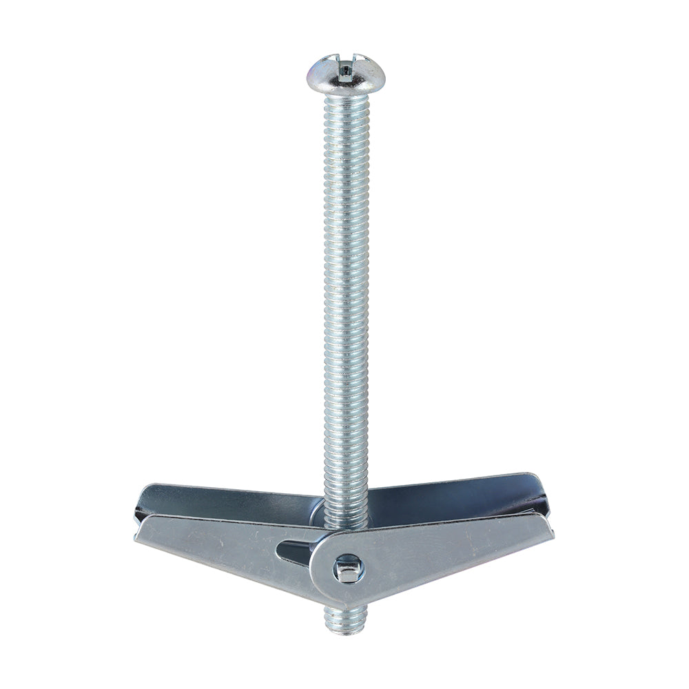 This is an image of Timco - Spring Toggles - Zinc M6 x 75mm - (100 PCS Box) TOG675