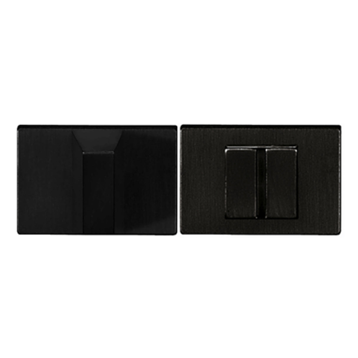 Quality image of Tupai Rapido RetaLine/VersaLine WC Turn on Long Rose (bolt through fixing only) - Pearl Black | Sku. twclmb | available from Trade Door Handles.