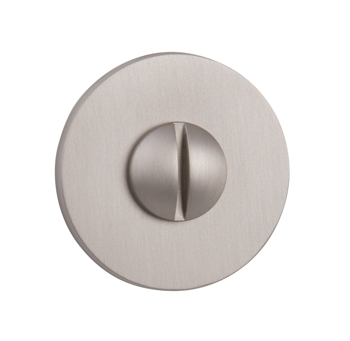 Quality image of Tupai Rapido 5S Line WC Turn on 5mm Slimline Round Rose (bolt through fixing only) - Pearl Nickel | Sku. twcr5spl | available from Trade Door Handles.