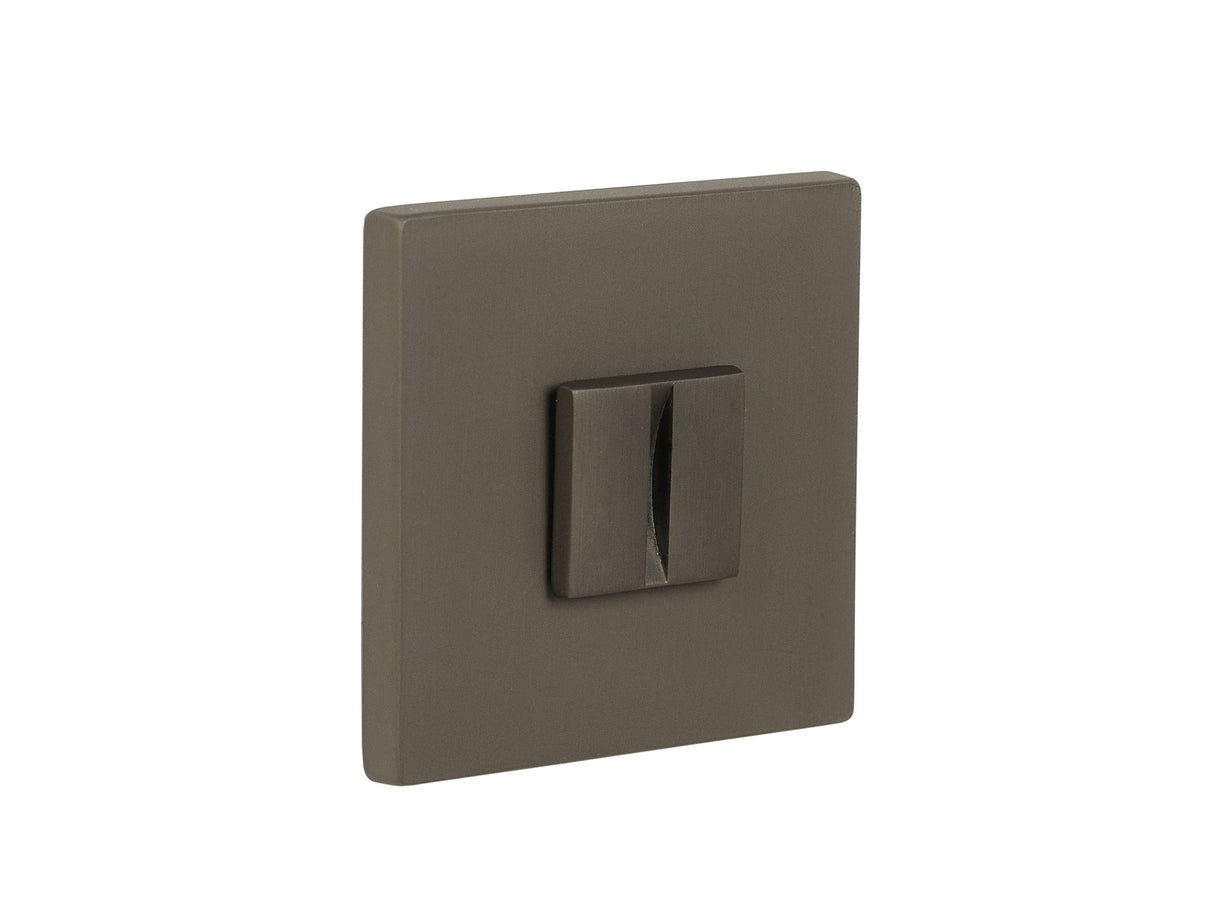 Quality image of Tupai Rapido 5S Line WC Turn on 5mm Slimline Round Rose (bolt through fixing only) - Titanium | Sku. twcr5stt | available from Trade Door Handles.
