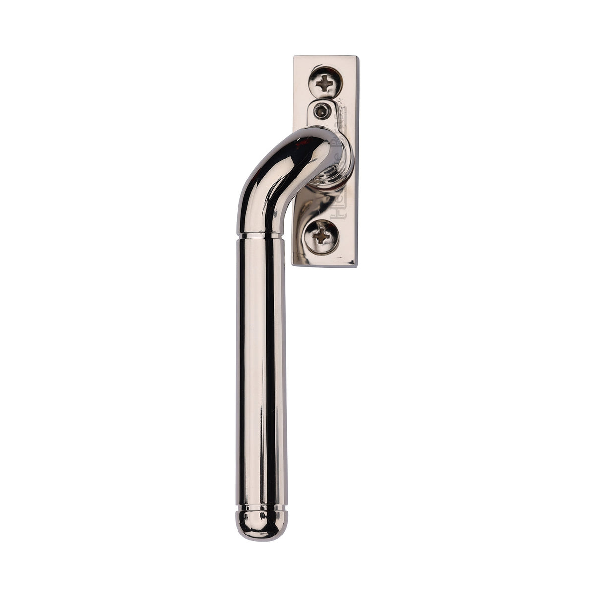 Heritage Brass Lockable Espagnolette Left Handed Reeded Polished Nickel Finish