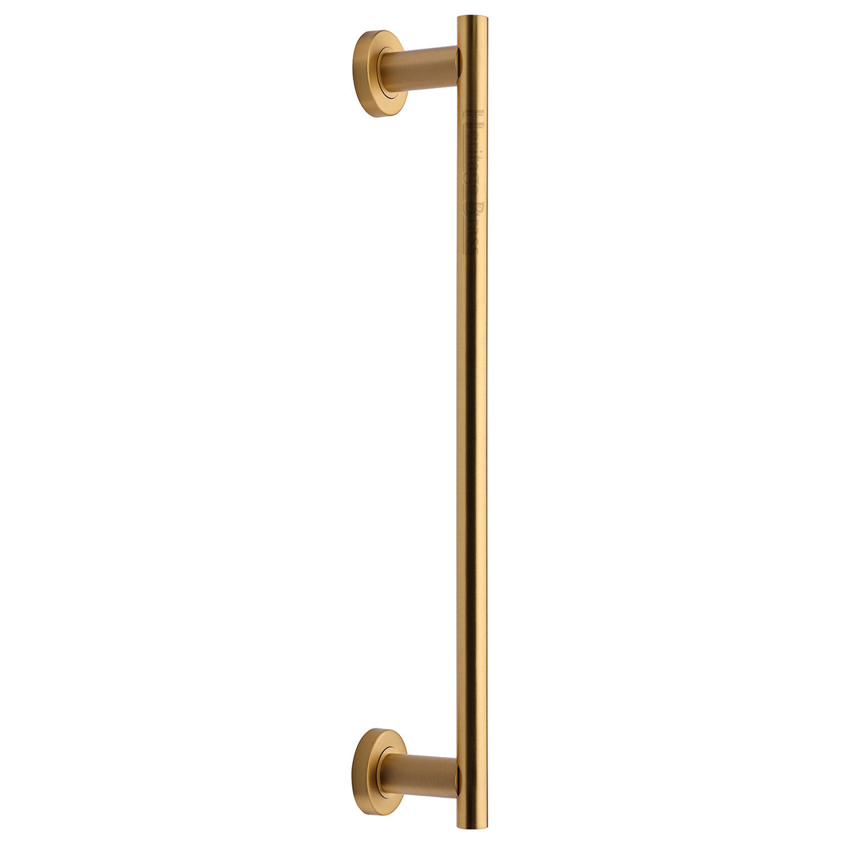 High quality image of the Heritage Brass Classic Door Pull Handle 489mm Satin Brass Finish
| Sku. v2057-489-sb | Discounted prices available from Trade Door Handles