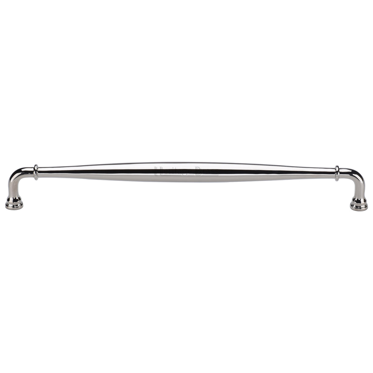 High quality image of the Heritage Brass Henley Traditional Door Pull 481mm Polished Nickel finish | Sku. V3960-481-PNF | Trade Door Handles