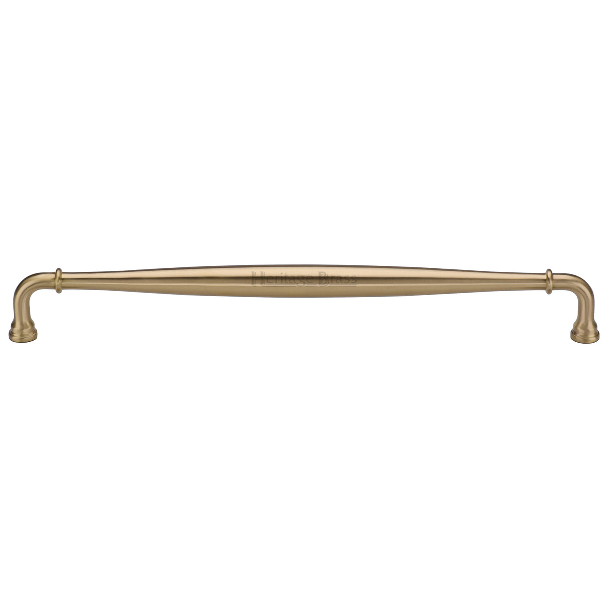 High quality image of the Heritage Brass Henley Traditional Door Pull 481mm Satin Brass finish | Sku. V3960-481-SB | Trade Door Handles