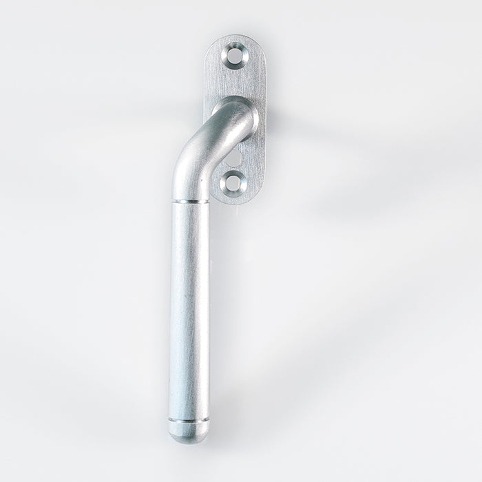 High quality image of Carlisle Brass - Cranked Locking Espagnolette Handle L/H - Satin Chrome | Sku. v1008lhsc | Trade Door Handles.