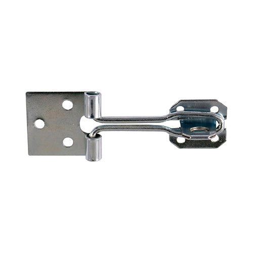 This is an image of Timco - Wire Pattern Hasp & Staple - Zinc 3" (1 Each Plain Bag) WHS3ZB