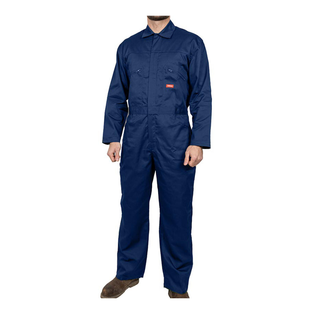 This is an image of Timco - Workman Overall - Maritime Blue X Large 50 (1 Each Bag) WOMBXL