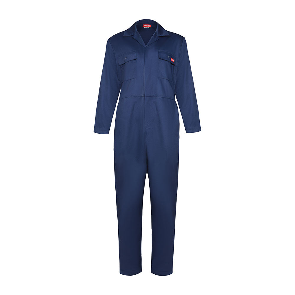 This is an image of Timco - Yardsman Overalls - Blue Large 46 (1 Each Bag) YOMBL