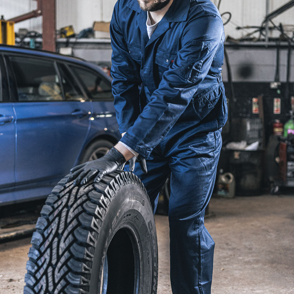 This is an image of Timco - Yardsman Overalls - Blue X Large 50 (1 Each Bag) YOMBXL