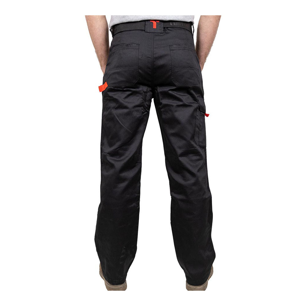 This is an image of Timco - Yardsman Trousers - Black W30 L32 (1 Each Bag) YTBK3032