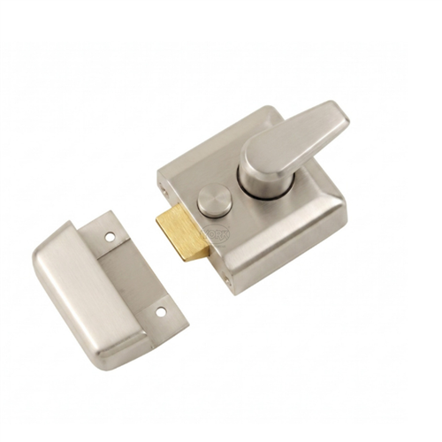 York Security 40mm Standard Night Latch Satin Nickel Finish nl3040-sn