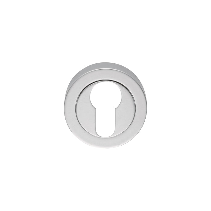 High quality image of Manital - Euro Profile Escutcheon - Polished Chrome | Sku. aa1cp | Trade Door Handles.