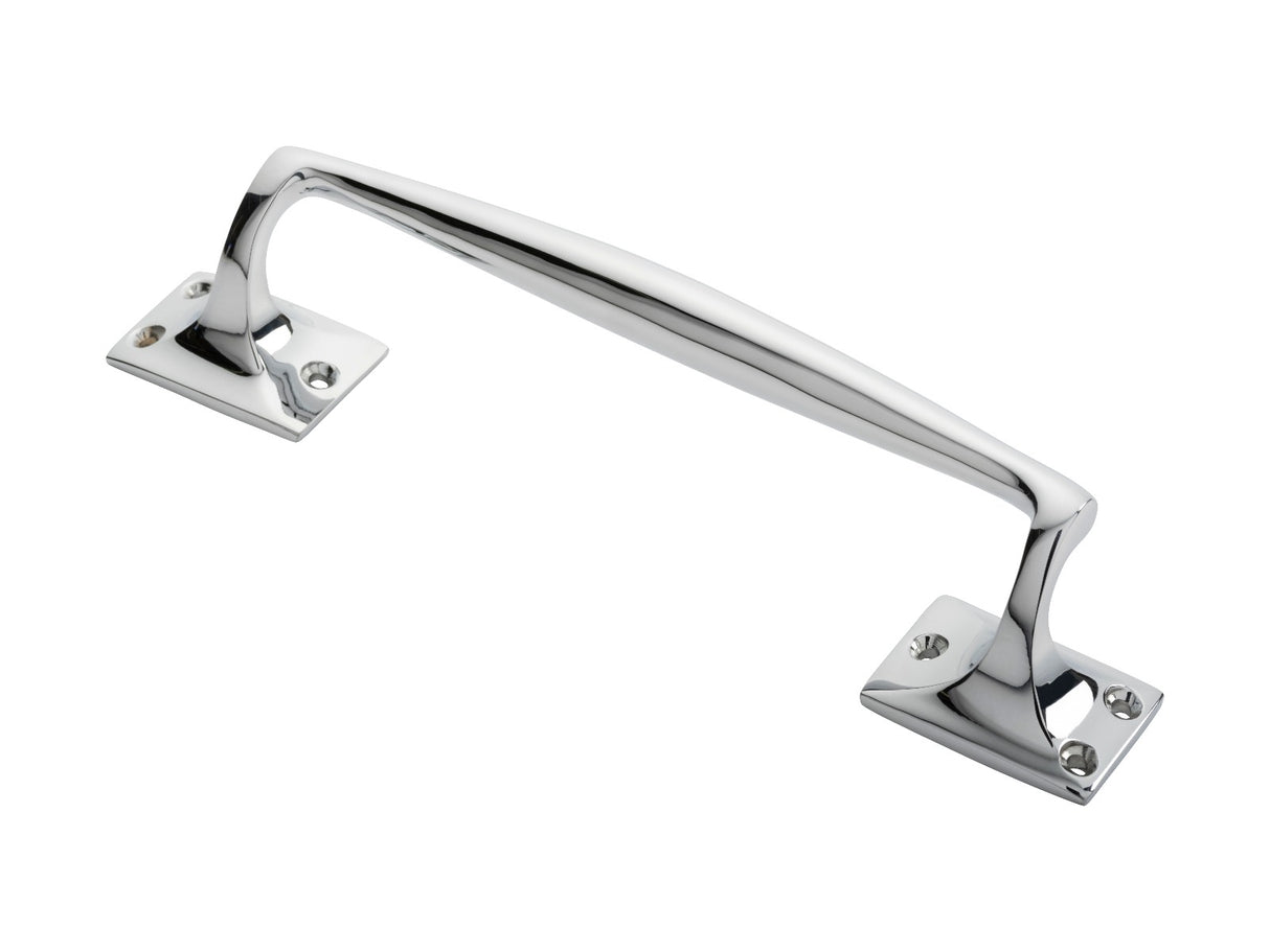 High quality image of Carlisle Brass - Pub Style Pull Handle - Polished Chrome | Sku. aa92cp | Trade Door Handles.