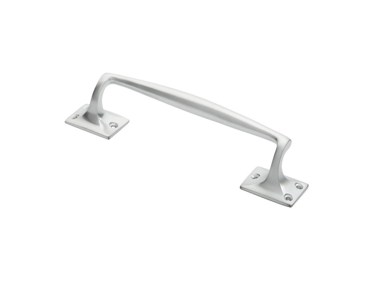 High quality image of Carlisle Brass - Pub Style Pull Handle - Satin Chrome | Sku. aa92sc | Trade Door Handles.