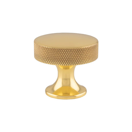 Alexander & Wilks Cabinet Hardware Polished Brass / Cabinet Knobs / 38mm Dia. Alexander & Wilks Berlin Cupboard Knob - Polished Brass - 38mm