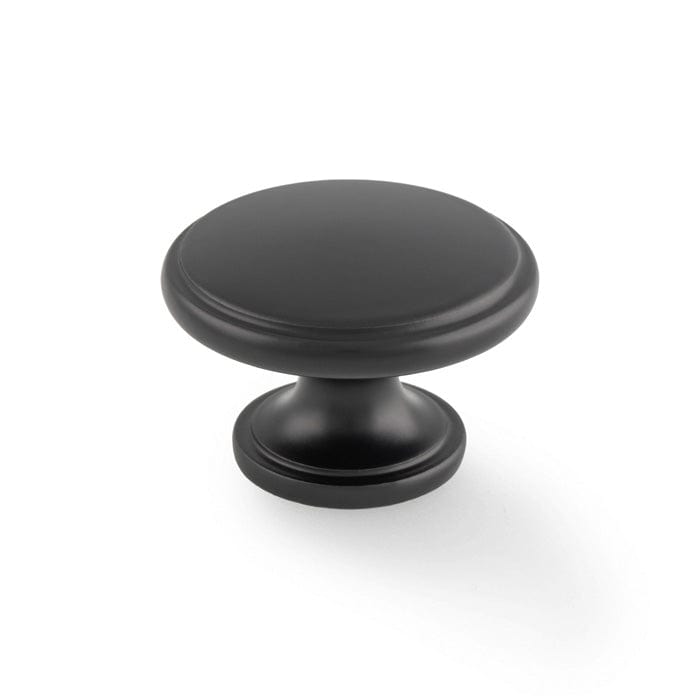 Alexander & Wilks Cabinet Hardware Black / Cabinet Knobs Alexander & Wilks - Cambridge Round Cupboard Knob - Black