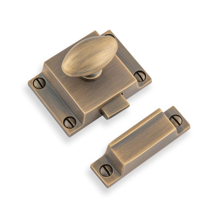 Alexander & Wilks Cabinet Hardware Antique Brass / Cupboard Latch Alexander & Wilks - Cupboard Latch-Antique Brass