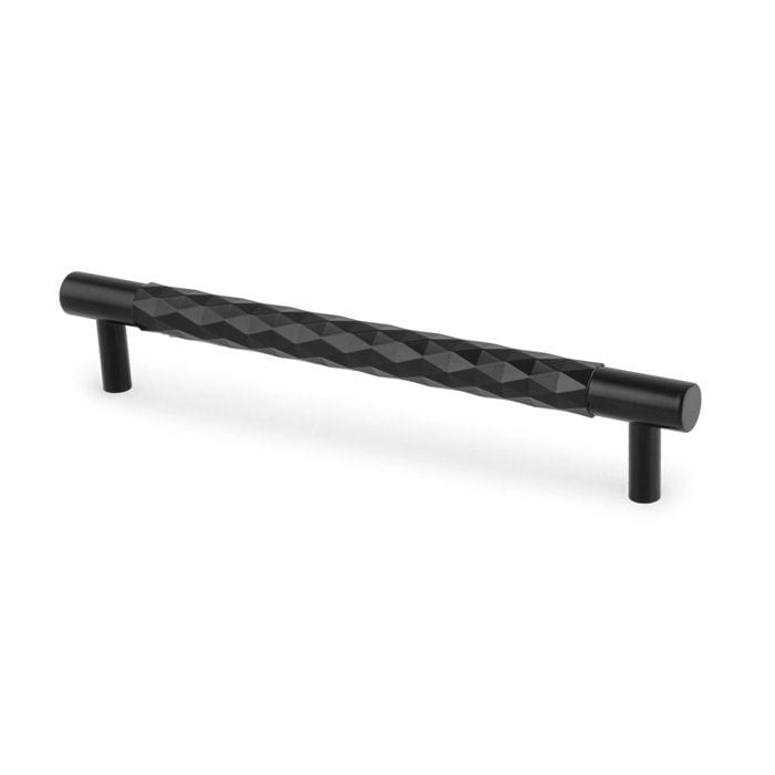 Alexander & Wilks Cabinet Hardware Black / Cabinet Pull Handles / 160mm Alexander & Wilks Diamond Cut Cabinet Pull Handle - 160mm C/C - Black