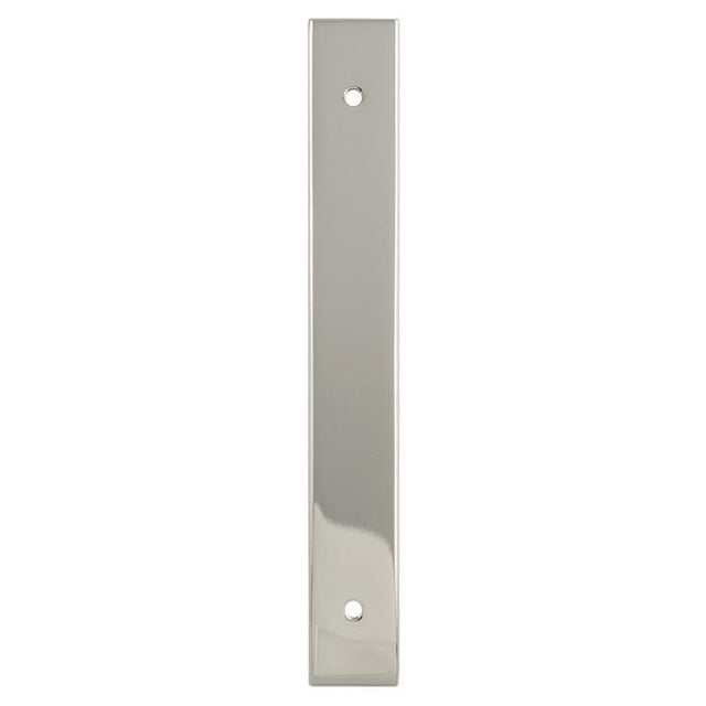 Alexander & Wilks Cabinet Hardware Polished Nickel / Cabinet Pull Backplate / 168x22x3mm Alexander & Wilks Rectangular Cabinet Pull Backplate - Polished Nickel - 168x22x3mm