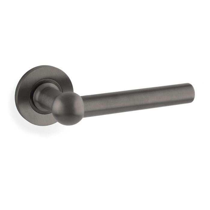 Alexander & Wilks Door Furniture Dark Bronze PVD / Door Handles on Rose Alexander & Wilks - Siskin Lever on Rose - Dark Bronze PVD