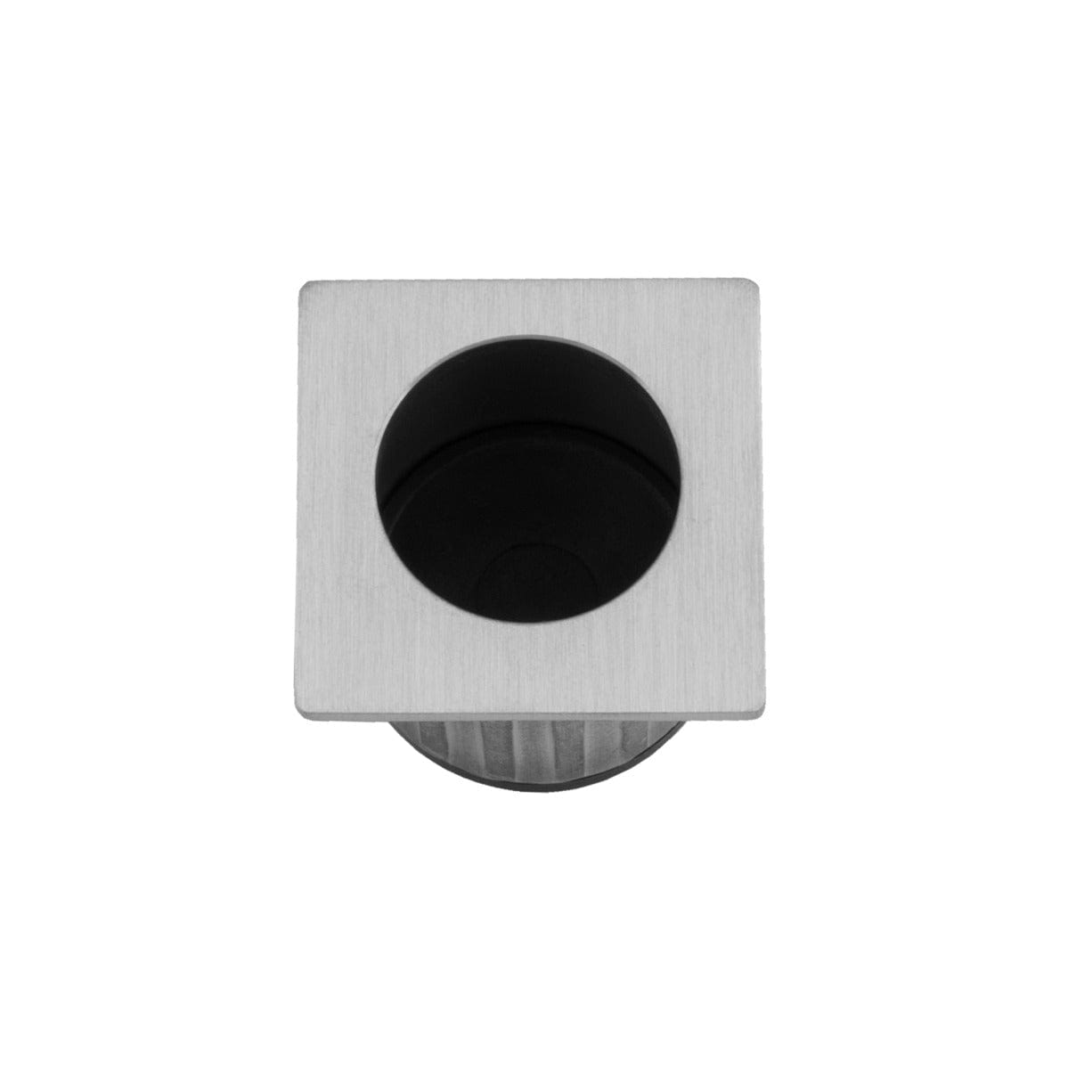 Alexander & Wilks Door Furniture Satin Chrome / Door Edge Pull Alexander & Wilks - Sliding Door Finger Edge Pull (Square) Satin Chrome