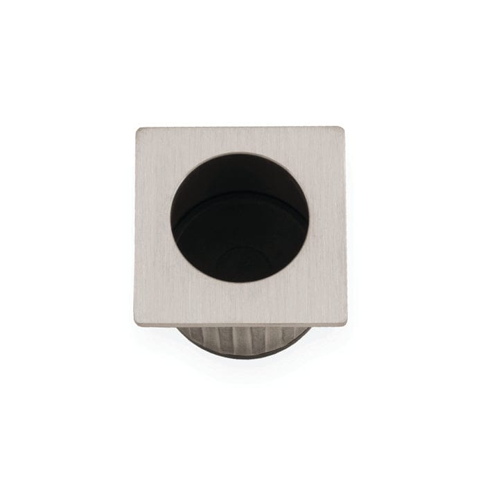 Alexander & Wilks Door Furniture Satin Nickel / Door Edge Pull Alexander & Wilks - Sliding Door Finger Edge Pull (Square) Satin Nickel