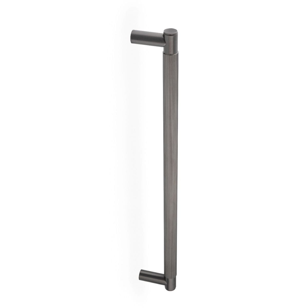 Alexander & Wilks Door Furniture Dark Bronze PVD / 450mm Alexander & Wilks Spitfire Reeded 450mm Pull Handle - Dark Bronze PVD