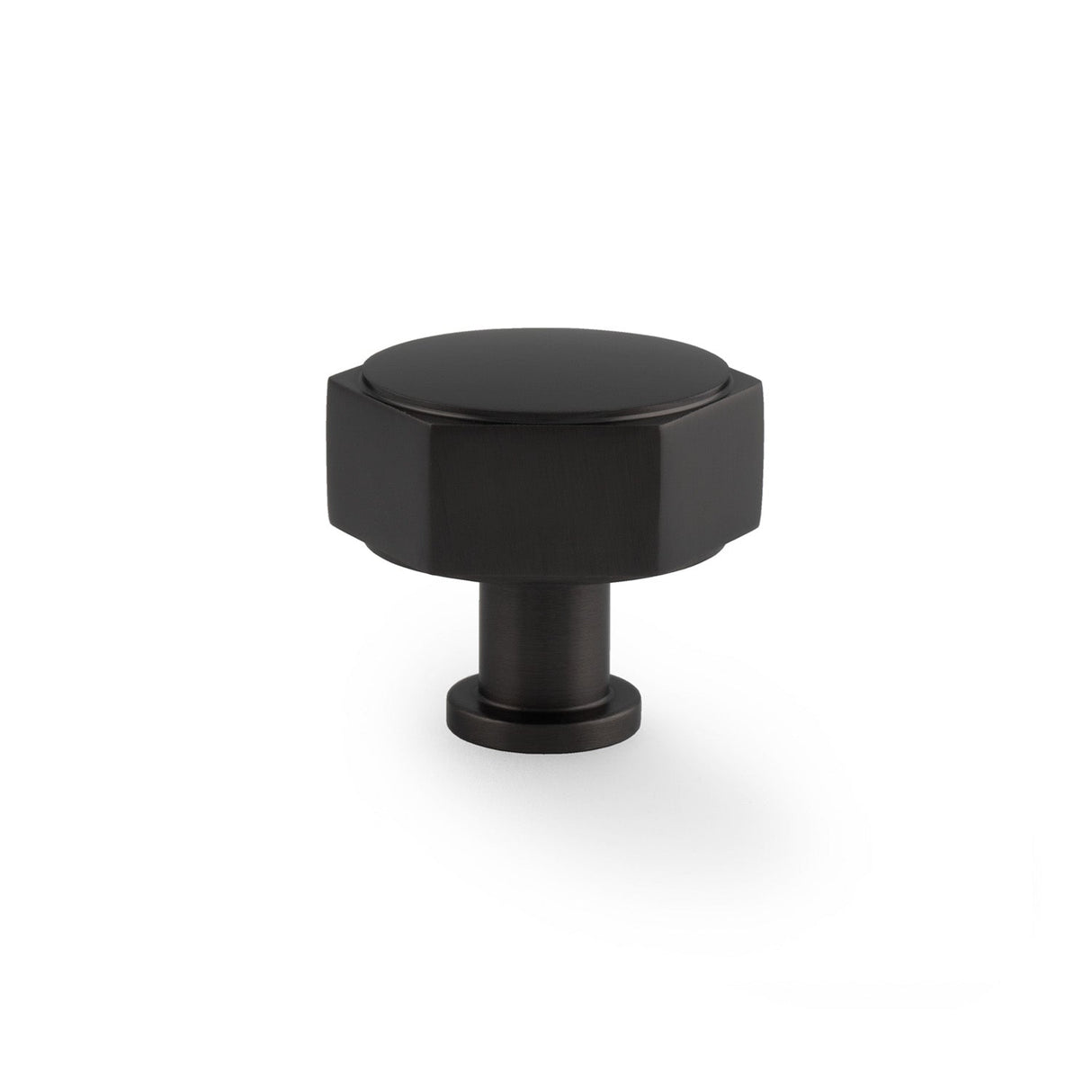 Alexander & Wilks Cabinet Hardware Black / Cabinet Knobs Alexander & Wilks - Vesper Hex Cabinet Knob - Black
