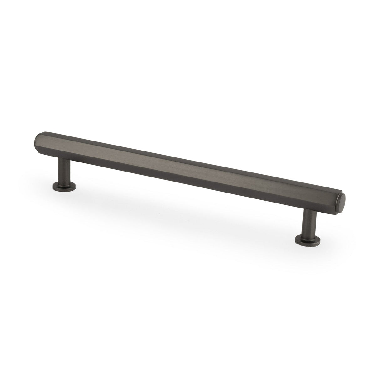 Alexander & Wilks Cabinet Hardware Dark Bronze / Cabinet Pull Handles / 160mm Alexander & Wilks - Vesper Hex T - Bar Cabinet Pull - Dark Bronze - 160mm C/C