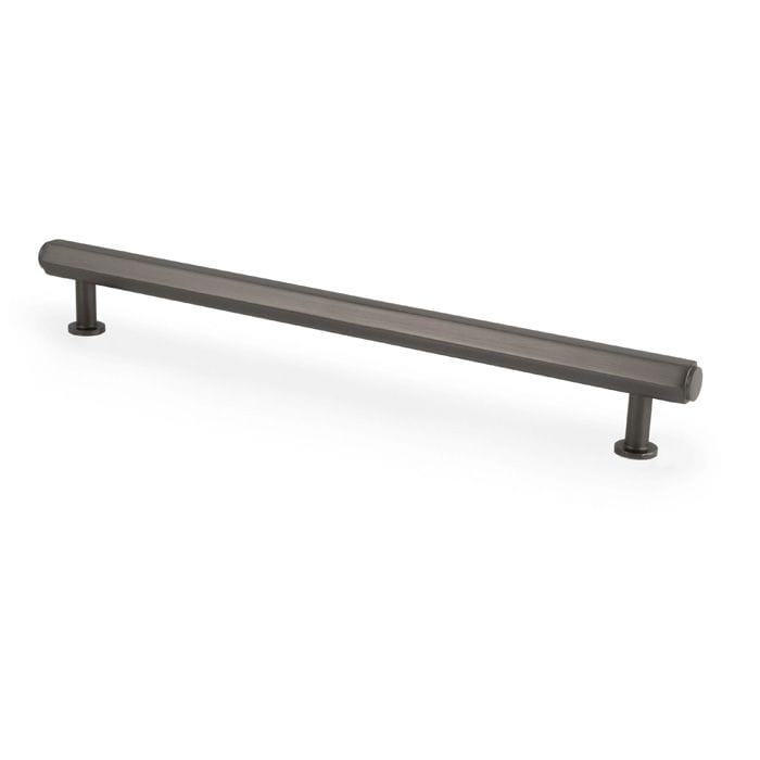 Alexander & Wilks Cabinet Hardware Dark Bronze / Cabinet Pull Handles / 224mm Alexander & Wilks - Vesper Hex T - Bar Cabinet Pull - Dark Bronze - 224mm C/C