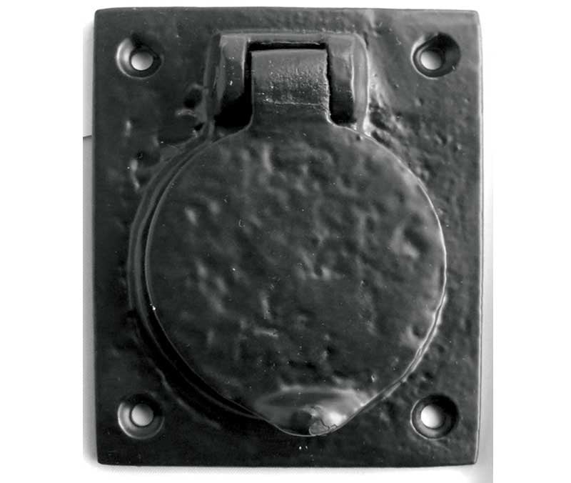 Frelan Hardware Door Furniture Antique Black / Rim Profile Cylinder Pulls Antique Black - 78x65mm Cylinder Cover