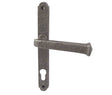 Frelan Hardware Door Furniture Pewter / Std. Lock Handles Antique Pewter - 240x28mm Pewter lever lock
