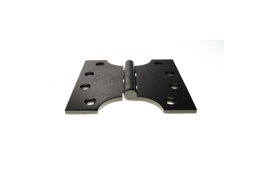 Quality image of Atlantic (Solid Brass) Parliament Hinges 4" x 2" x 4mm - Black Nickel | Sku. aph424bn | available from Trade Door Handles.