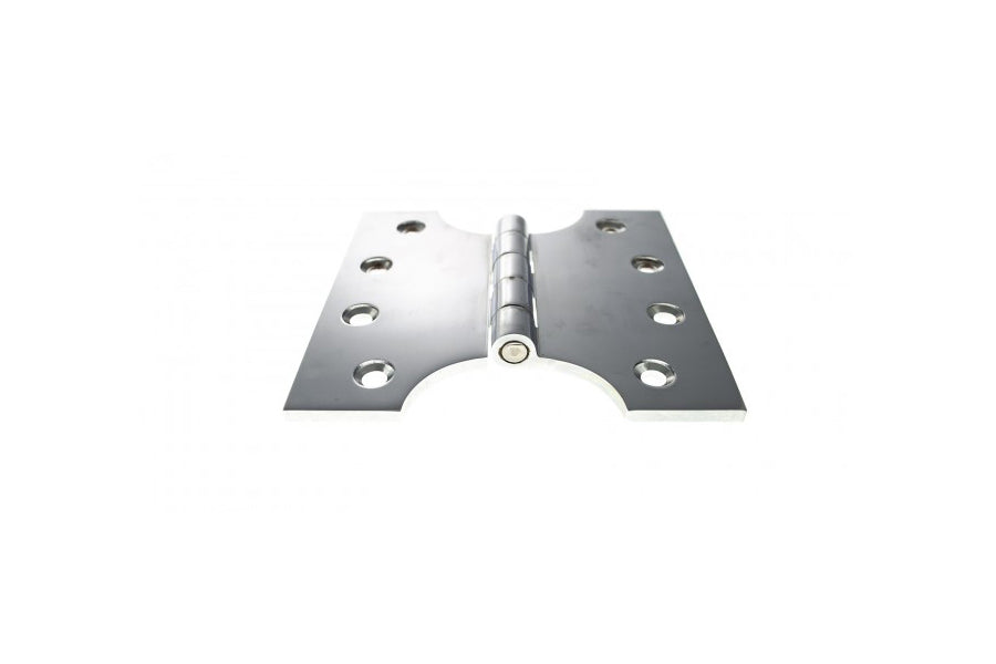 Quality image of Atlantic (Solid Brass) Parliament Hinges 4" x 2" x 4mm - Polished Chrome | Sku. aph424pc | available from Trade Door Handles.