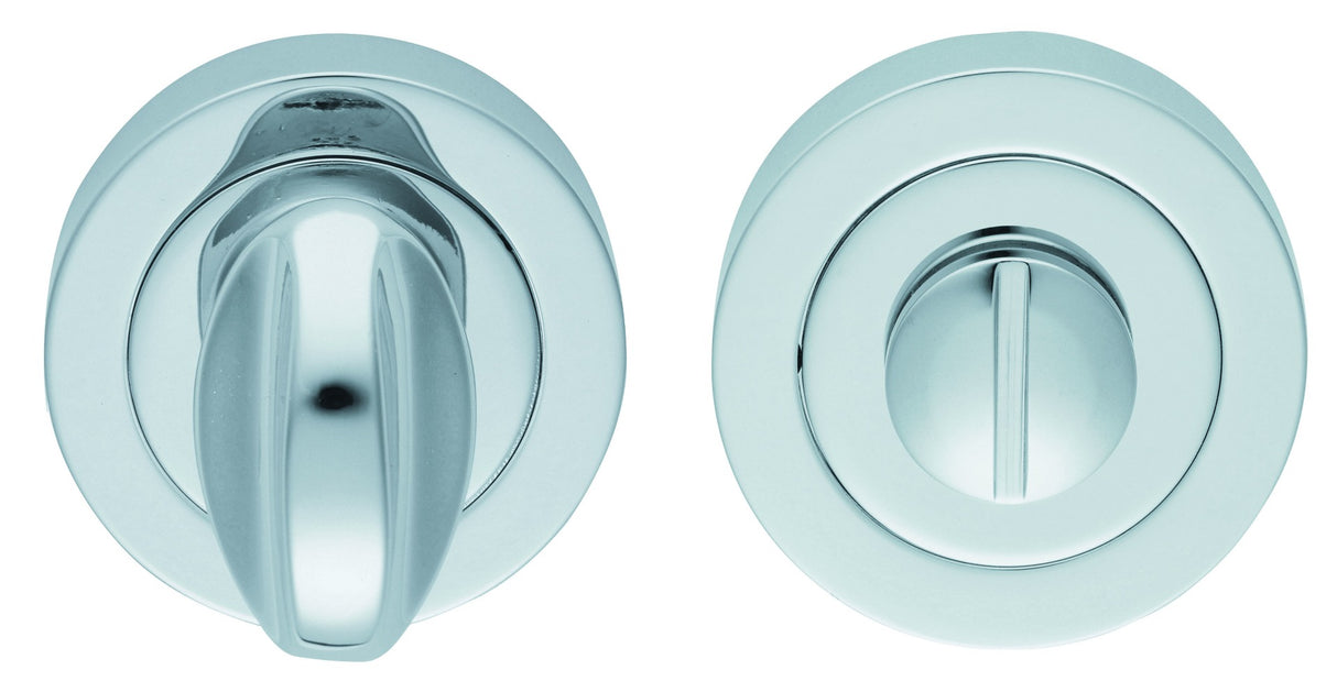 High quality image of Manital - Standard Turn and Release - Polished Chrome | Sku. aq12cp | Trade Door Handles.